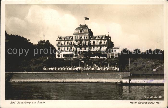 Foto Kratz Nr. 593 Bad Godesberg am Rhein Hotel Godesb