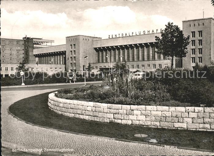Flughafen Airport Aeroporto Berlin-Tempelhof Zentralflughafen