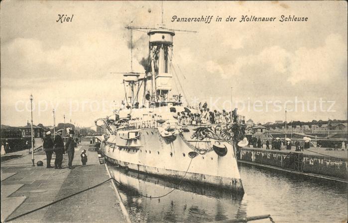 Marine Panzerschiff Holtenauer Schleuse Kiel
