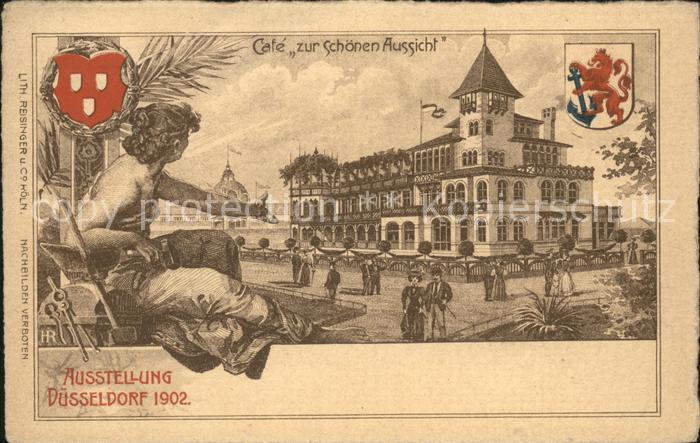 Ausstellung Industrie Gewerbe Kunst Dues Cafe zur schönen Aussicht