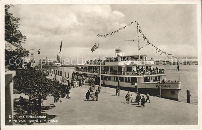 Dampfer Binnenschifffahrt Konstanz a. Bodensee Hafen