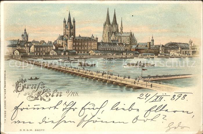 Hold to Light Köln am Rhein Dom