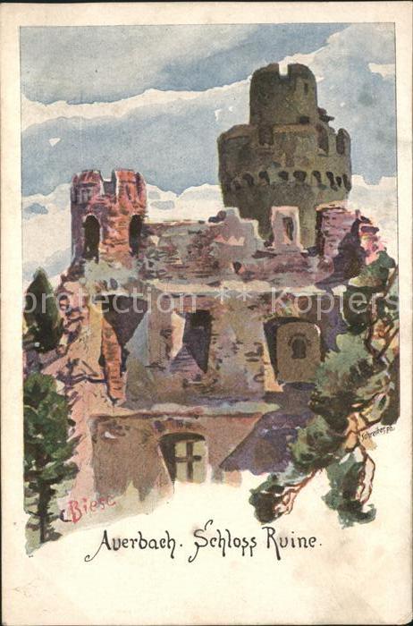 Biese Carl Karl Auerbach Schloss Ruine Nr. 124