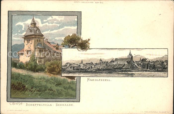 Biese Carl Karl Scheffelvilla Seehalde Radolfszell Blatt Nr. 3