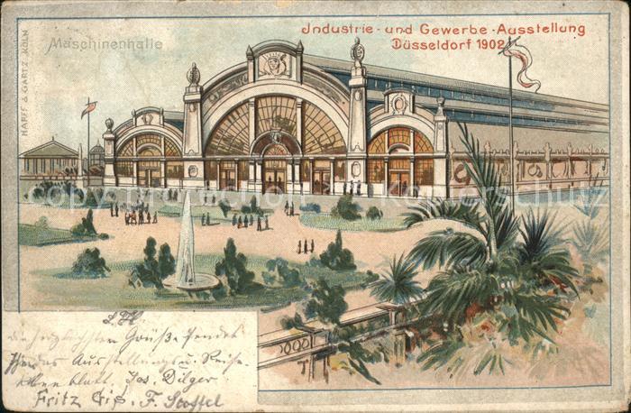 Ausstellung Industrie Gewerbe Kunst Dues Maschinenhalle