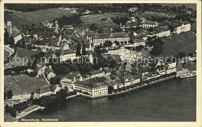 Meersburg Bodensee Schloss Fliegeraufnahme