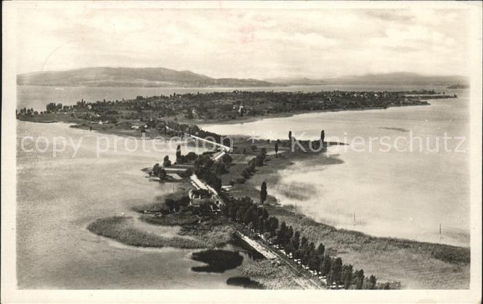 Insel Reichenau Fliegeraufnahme Untersee
