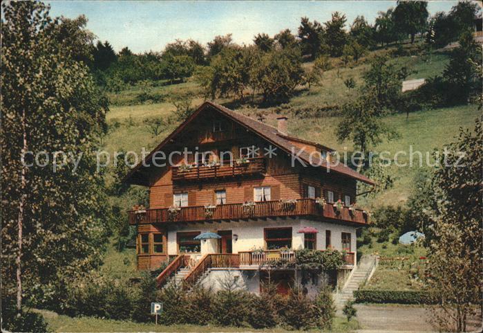 Schoenau Odenwald Cafe Pension Haus am Schafbach