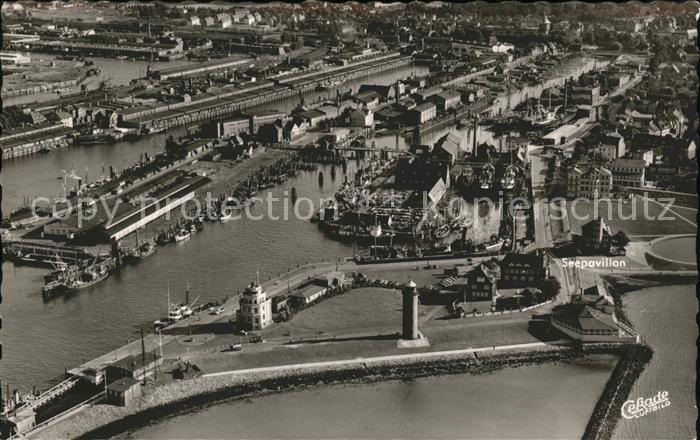Cuxhaven Nordseebad Fliegeraufnahme