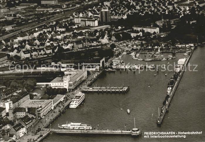 Friedrichshafen Bodensee Hafenbahnhof Interbootausstellung Flieg