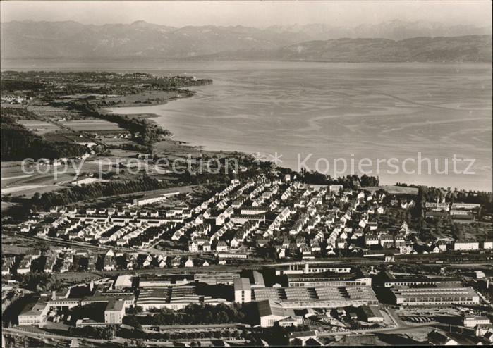 Friedrichshafen Bodensee Zahnradfabrik Fliegeraufnahme