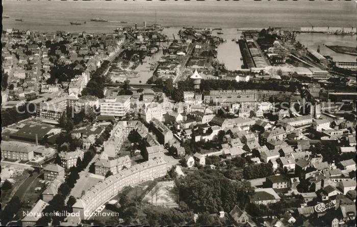Cuxhaven Nordseebad Fliegeraufnahme