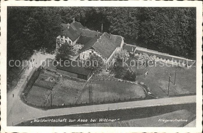 Wittmar Waldwirtschaft zur Asse Fliegeraufnahme