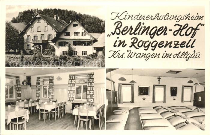 Roggenzell Kindererholungsheim Berlinger Hof Speisesaal Schlafraum