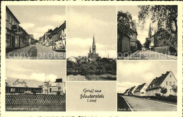Wadersloh Freudenberg Wilhelmstr. Strumpffabrik L