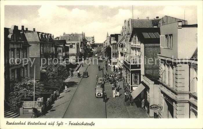 Westerland Sylt Friedrichstrasse