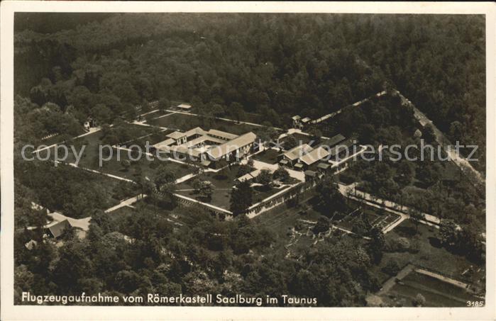 Saalburg Taunus Roemerkastell Saalburg Fliegeraufnahme