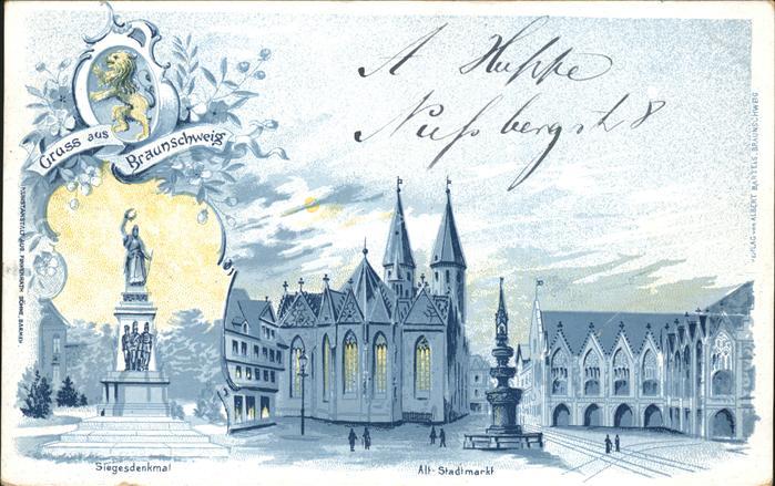 Braunschweig Siegesdenkmal Altstadtmarkt