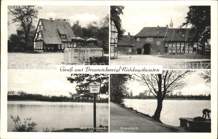 Riddagshausen Jaegerhof Torbogen Kreuzteich
