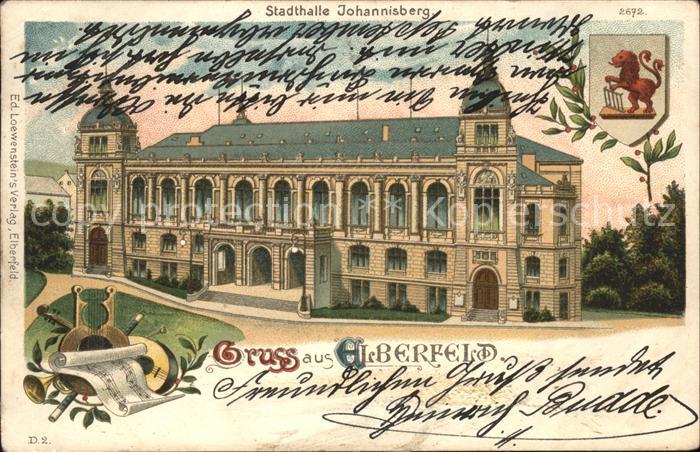 Elberfeld Wuppertal Stadthalle Johannisberg