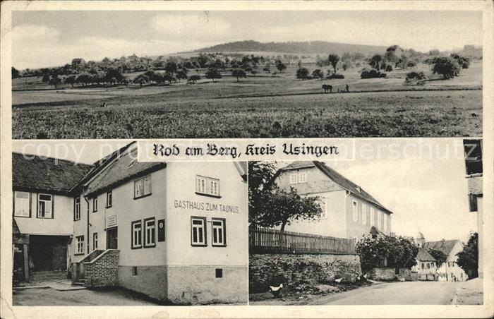 Rod Berg Panorama Gasthaus zum Taunus