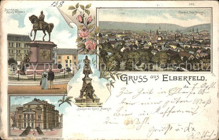 Elberfeld Wuppertal Total Kaiser Wilhelm und Kaiser Friedri