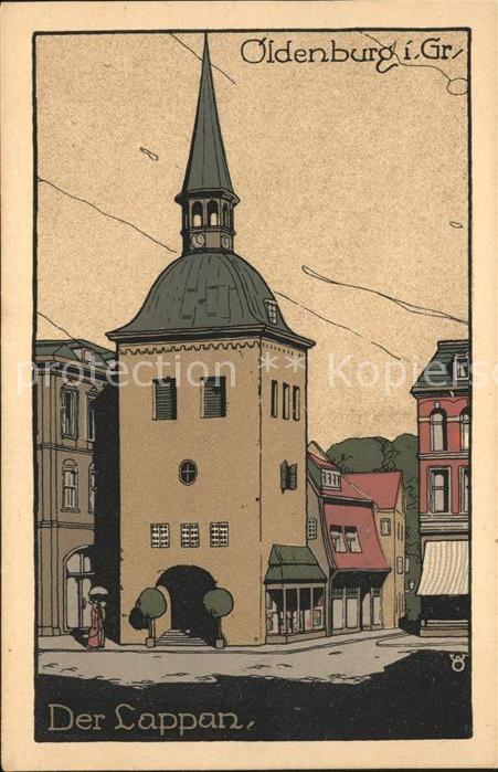 Oldenburg Niedersachsen Der Lappan Steinzeichnung