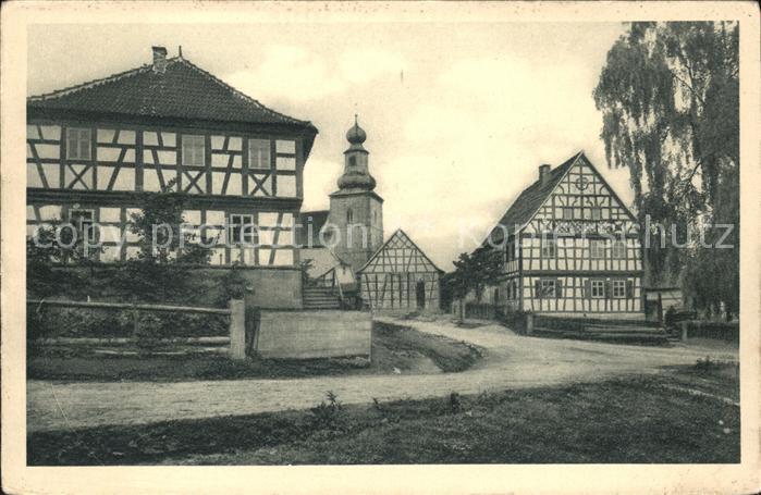 Thueringen Region Fachwerkhäuser