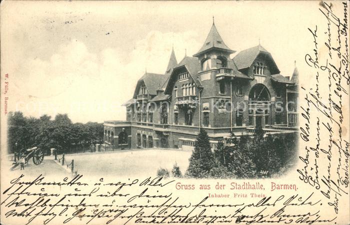 Barmen Wuppertal Stadthalle