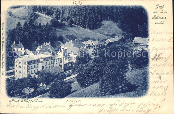 Bad Rippoldsau Schwarzwald Teilansicht