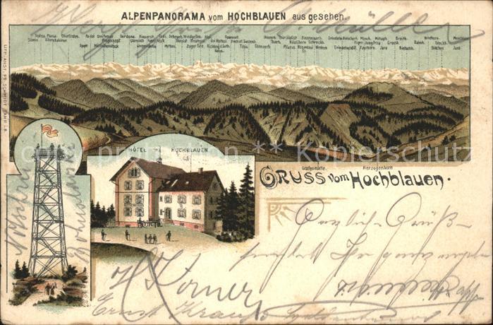 Hochblauen Hotel Hochblauen mit Alpenpanorama