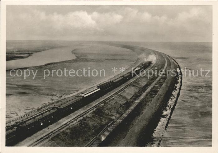 Insel Sylt Hindenburgdamm zur Insel