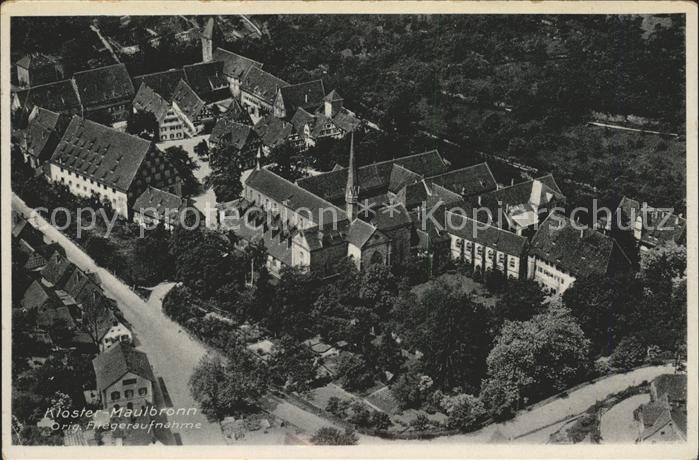 Maulbronn Cistercienserkloster Fliegeraufnahme