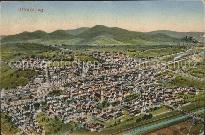 Offenburg Fliegeraufnahme