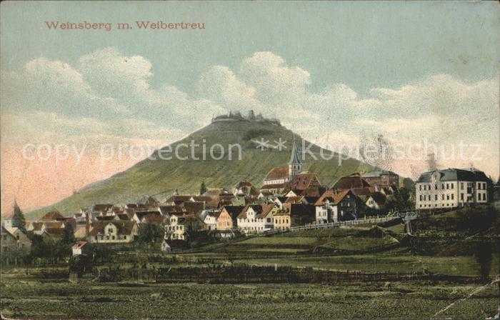 Weinsberg mit Burg Weibertreu