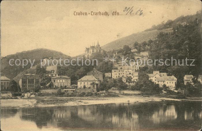 Traben-Trarbach Ortsansicht mit Schloss