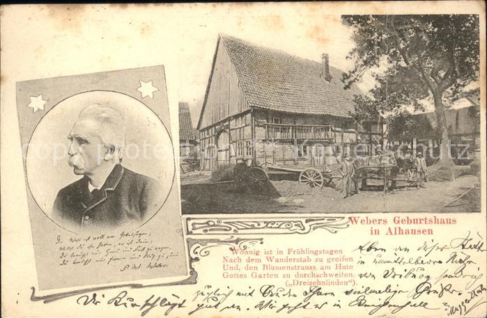 Alhausen Westfalen Webers Geburtshaus Portrait