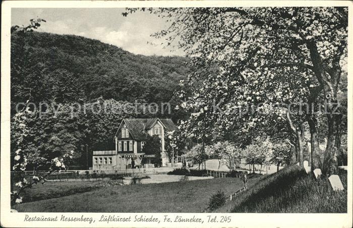 Schieder Restaurant Nessenberg