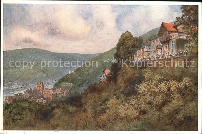 Heidelberg Neckar Restaurant Molkenkur Schlossblick