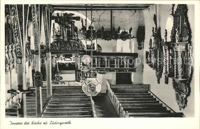 Luedingworth Innenansicht von der Kirche