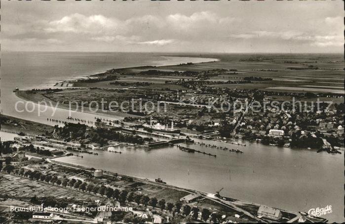 Brunsbuettelkoog Fliegeraufnahme