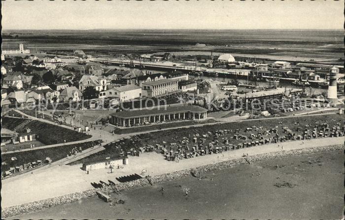 Buesum Nordseebad Fliegeraufnahme Strand