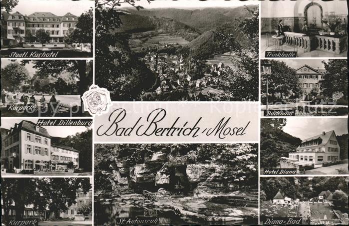 Bad Bertrich Kurhotel Trinkhalle Hotel Diana  und Di