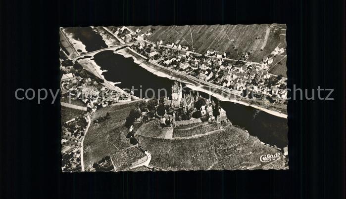 Cochem Mosel Fliegeraufnahme Moselpanorama mit Burg