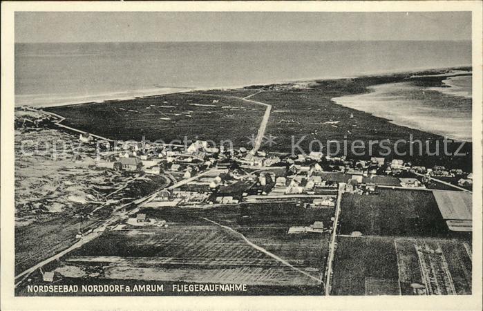 Norddorf Amrum Fliegeraufnahme