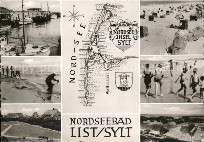 List Sylt Strand Fliegeraufnahme Hafen