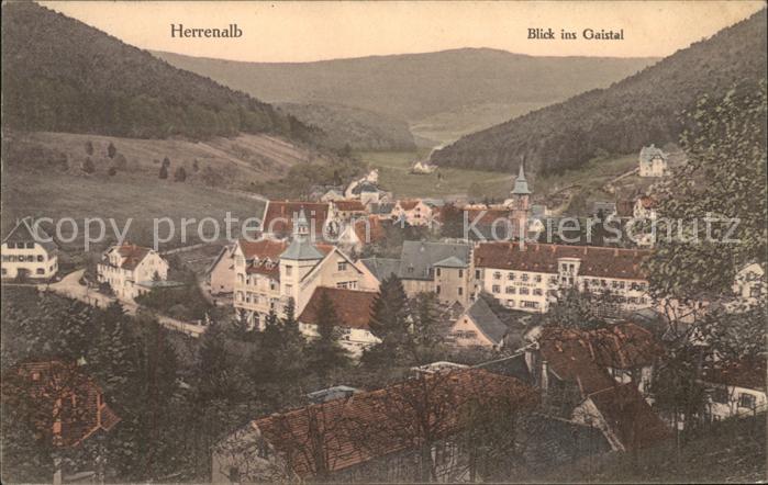 Bad Herrenalb Blick ins Gaistal