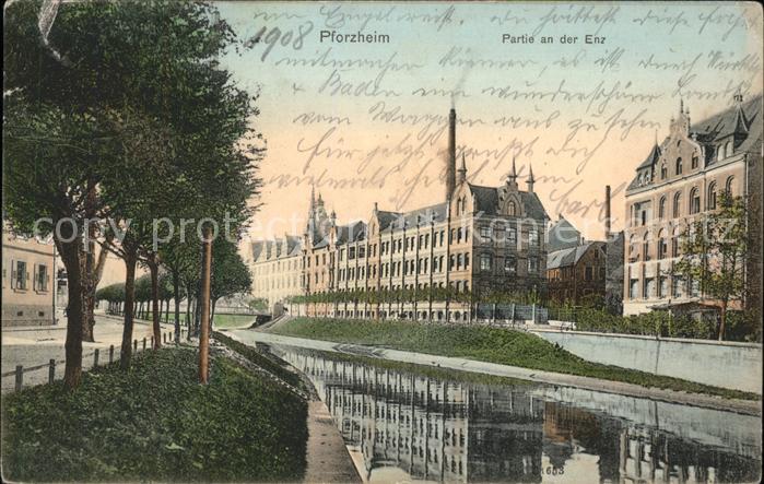 Pforzheim Partie an der Enz