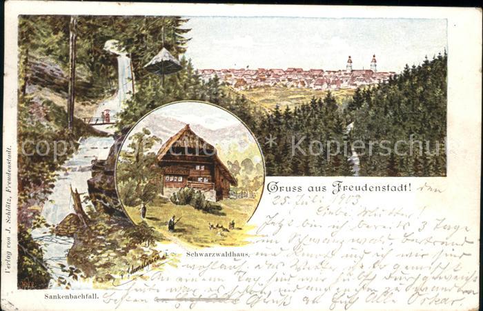 FREUDENSTADT BW mit Sankenbachfall