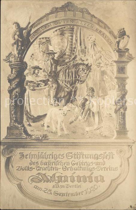 Berlin Zehnjähriges Stiftungsfest des bürgerl.